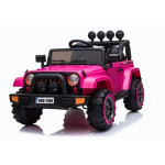 Elektrické autíčko - Jeep BRD-7588 4x4 - nelakované - ružové